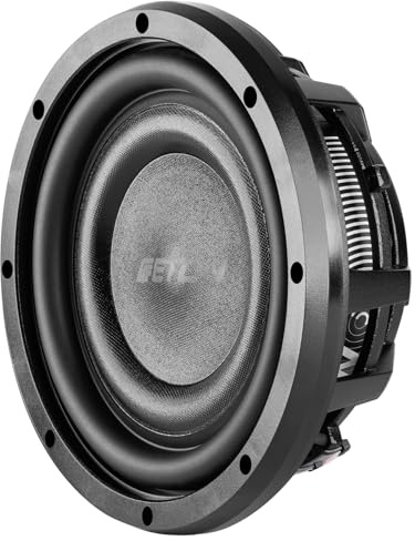 ETON MW 8 platt – 20 cm platt subwoofer, bashögtalare, 2 x 250 W