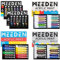 MEEDEN Acrylic Farben Set, 48 Farben/Tubes (0.74 oz, 22 ml), Kunstfarbe enthält 12 Metallic-Farben, reichhaltige Farben, ungiftige Acrylfarben für Künstler, Anfänger, Kunstzubehör für Malerei