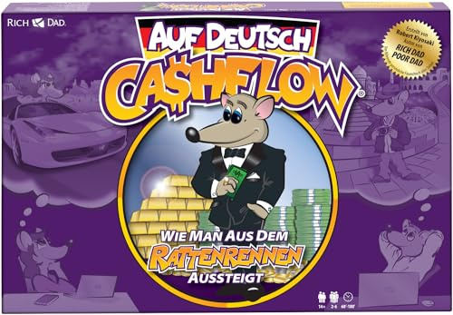 Rich Dad CASHFLOW – EIN Lernspiel von Robert Kiyosaki zur finanziellen Allgemeinbildung der Familie, zu Unternehmensentwicklung, Investitionen und Geldmanagement, auf Deutsch