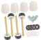ARTIBETTER 1 Satz Toilettenriegel Toilettentank-Ersatzkit austausch der toilettendichtung toilettenbauteile Klo Bodenmontage Ersatzteile für Toiletten Toilettentankschrauben und Dichtung