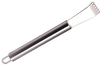 Amosfun pela frutta pela sbucciatore di frutta peeler cucina cucine schiaccini attrezzi cucina orange gadget cucina pela arancia scorza di pelafrutta in acciaio inox Silver