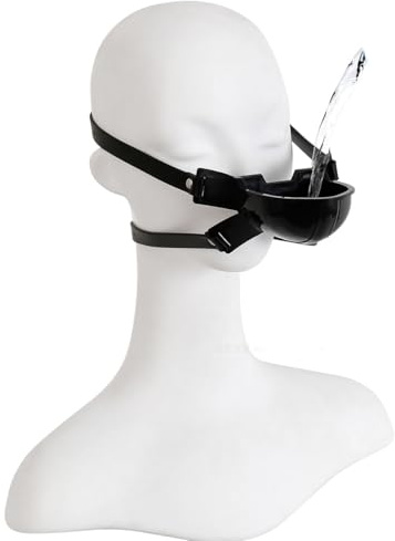 Mordacchia in silicone a imbuto – plug orale gag per uomo e donna – maschera bondage SM per giochi fetish, stimolazione protetta e roll‑play intensa