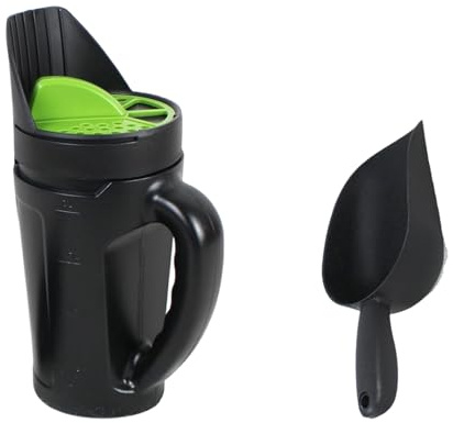 Guaber Spargitore Portatile Shaker Prati Spargitori da Giardino per Fertilizzanti E Materiali Invernali con Regolabili Strumento Efficiente