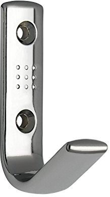 SIRO 1607/ZN1 Mantelhaken Gamma Breite 18 mm, Höhe 69 mm, ZN verchromt poliert
