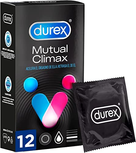 Durex 40024 Préservatifs Mutual Climax Boîte de 12 Transparent