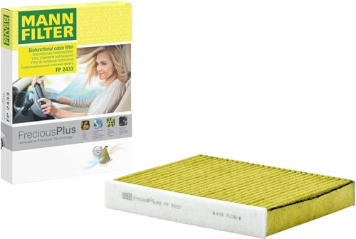 MANN-FILTER FP 2433 Filtro aria cabina - FreciousPlus Filtro Antipolline Biofunzionale - per Autovetture + veicoli commeriali