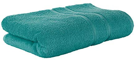 Premium Frottee Badetuch 100x150 cm in petrol von StickandShine in 500g/m² aus 100% Baumwolle