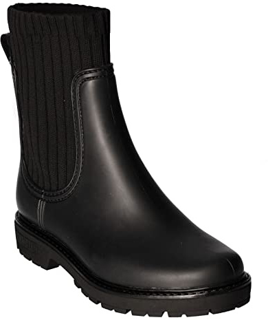 MUSTANG 1444 cm-503 cm, Chelsea Barco Mujer, Negro, 40 EU