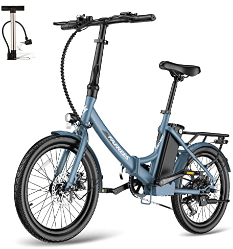 [ Officiell ] Fafrees F20 Light män e-cykel hopfällbar cykel 20 tum med 36 V 14,5 AH-batteri, damer E-cykel vikbar 6 km/h promenadhjälp, E mountainbike, vikbar cykel elcykel för 155–195 cm