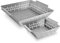 grillart® Premium Grillkorb + XL Grillkorb Edelstahl, Fisch Grillkorb und Grillschale verwendbar – universell einsatzbar und besonders langlebige Grillpfanne für den Grill - Grillzubehör
