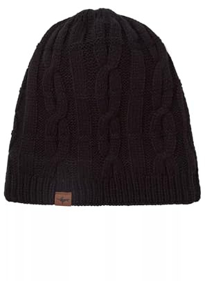 SEALSKINZ | Blakeney | Waterproof Cable Knit Unisex Beanie Hat | Black | L/XL | Everyday Outdoor Accessory | Lightweight & Breathable