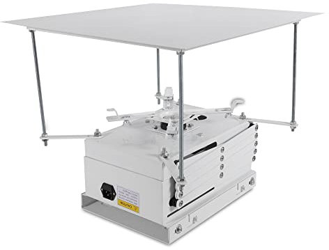 XUEMANSHOP Universale Supporto da Soffitto per Proiettore elettrico, Elettrico Lift Projector Supporto proiettore motorizzato Ascensore con telecomando Max. 10 kg