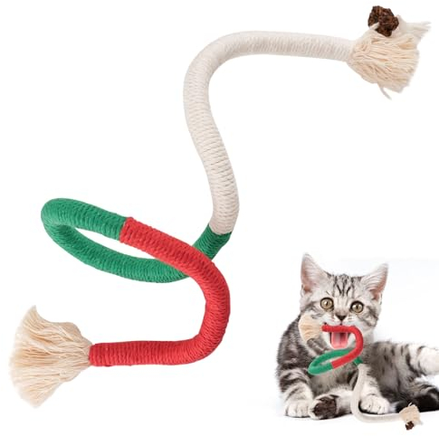 Vaktop Katzenminze Stick, Katzensticks, Katzenspielzeug Beißseil, Katzen Kausticks, Interaktives Kauspielzeug Katze für Katzen Zahnpflege und Gegen Mundgeruch