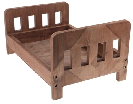 FELTECHELECTR Baby Fotografie Requisiten Bett Vintage Holz Prop Unterstützt Pose Bett Neugeborenen Foto Zubehör