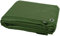 Abio Bâche de Protection 2 x 8 m - Vert - 90 g/m² - Imperméable - Avec Œillets - En Tissu - Pour Chantier, Jardin, Meubles de Jardin, Camping