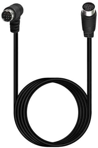 Cavo S-Video - Cavo audio DIN, 70,8 pollici maschio a femmina, collegamento monitor, cavo DIN a 9 pin, trasferimento connettore per ricevitore TV, proiettore, videocamera