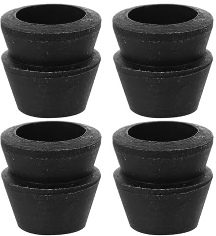 TOGEVAL 4pezzi Cunei in Metallo Rinforzato Per Kit Cunei Manico Accessori Per Manutenzione in Acciaio Lucidato Per Falegnameria