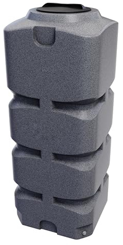Varile vertikal drickvattentank rektangulär (granit, 1000 l)