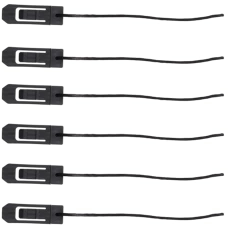 ifundom 6 Clips para Quillas de Paddle Surf Adaptador de Liberación Rápida Plástico Duradero Negro Accesorios para Tablas de Surf y Paddle Sujeción Segura para Deportes Acuáticos