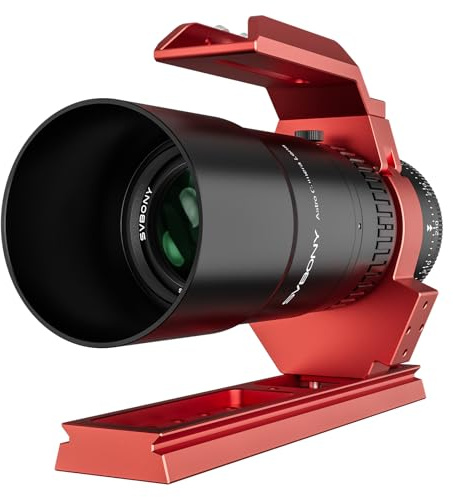 Svbony SV545 Petzval APO-teleskop för Vuxna, f/4,5, 203 mm Brännvidd | för Fullformats Astrofotografering med Djup Himmel, Stöder EAF (ingår ej), Inbyggd Fältutjämnare, Refraktorteleskop