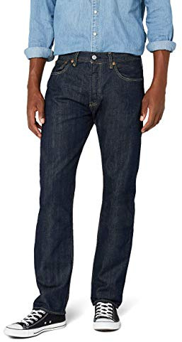 Levi's 501 Original Fit, Jeans Uomo, Iconic Black, 32W / 32L