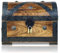 Brynnberg Cassapanca Di Legno - Contenitore Da Interno - Prodotto Artigianale - Curato Design Vintage - Con Lucchetto Per Massima Custodia - Dimensioni 28x20x20cm - Idea Regalo