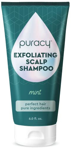 Puracy Scalp Scrub, 99.96% Natural Scalp Exfoliator, Hair Scrub, Scalp Exfoliator Scrub, Scalp Treatment, Scalp Cleanser, Dry Scalp Treatment, Scalp Care, Scalp Shampoo, Itchy Scalp Shampoo - Mint