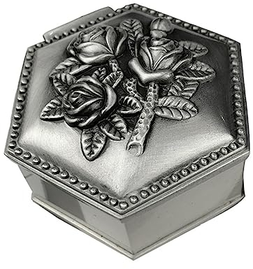 Cabilock Boîte Bijoux Trinket Box Container Conteneur De Stockage De Bijoux Boîte À Bijoux En Métal Boîte De Proposition Bijou Boîte Vintage Trinket Box Vintage Conteneur De Bijoux Alliage