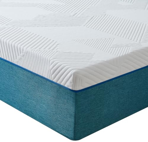 Hiimgo Double Mattress Memory Foam Breathable Medium Firm Perfect for Body Support, Durable for Double Bed Mattress(135x190x22cm)