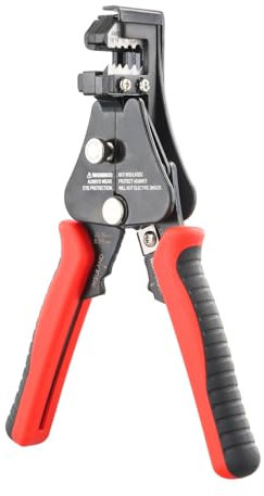 Alicates Pelacables Automático, Pelacables Electricista, Pelado de Cables 8-18 AWG, Alicates de Corte 3 en 1, Pelacables Automático para Cable Eléctrico de 0,5-6mm²