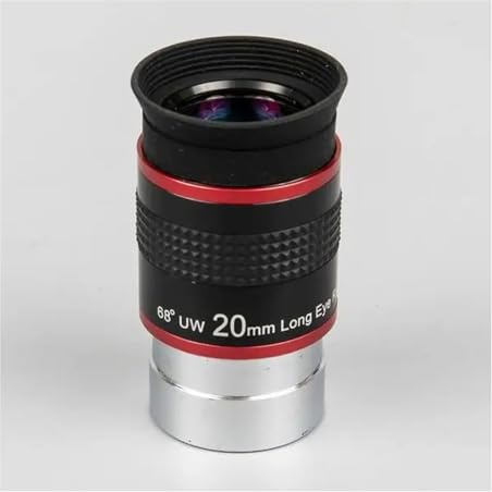 Telescopio Oculare ultra grandangolare da 68 gradi Uw6mm 9mm 15mm 20mm Accessori for telescopi astronomici planetari(20mm)