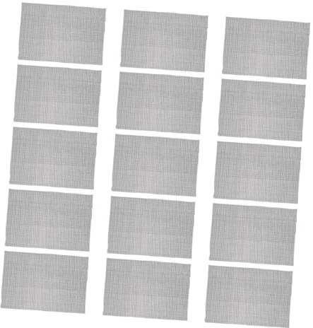 HEMOTON 15 Piezas Malla para Macetas Rejilla Drenaje Base Transpirable para Evitar Riego y Caída Tierra para Bonsáis y Plantas Interiores y Exteriores