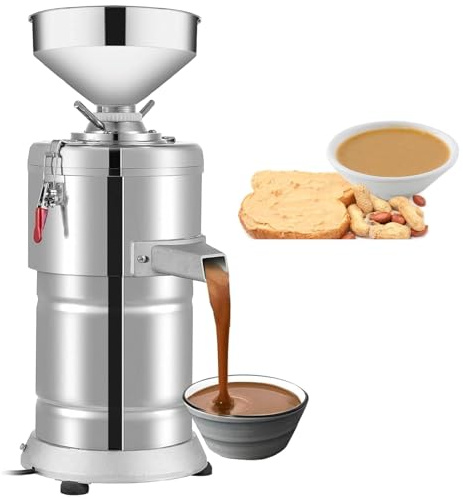 Macinino elettrico commerciale del dado, creatore del burro di arachidi 1100W per uso domestico e della cucina, diametro di 100mm, velocità di elaborazione 15kg/H