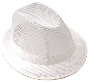 Traditional and stylish kitchen Trilby Hat White - Size L - Great for increasing hygiene levels in your kitchen