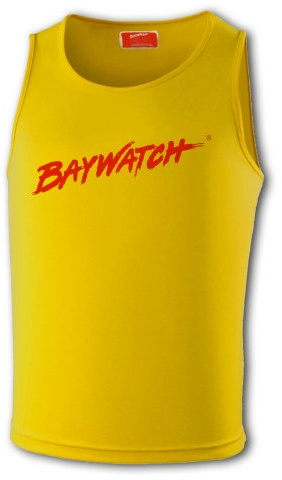 Licensed Baywatch Yellow Cooltex Vest (Large)