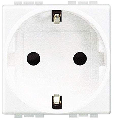 Legrand N4141MA Steckdose + Tragring SL, Weiß