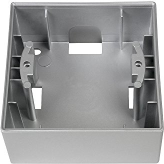 Gunsan Moderna 1-fach Rahmen Aufputzgehäuse Silber