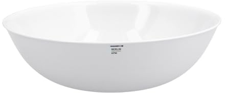 KPM Berlin LAB Schale, Porzellan, Porzellanschale, Porzellanschüssel, Müslischale, handmade, weiß im Geschenkkarton (Ø 19 cm)