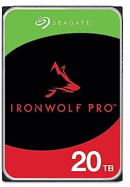 Seagate (Recertified IronWolf Pro 20TB Enterprise NAS Internal HDD Hard Drive – CMR 3.5 Inch SATA 6Gb/s 7200 RPM 256MB Cache for RAID Network Attached Storage (ST20000NT001)