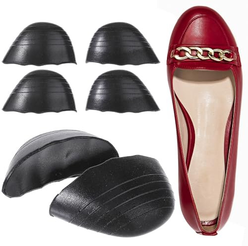 JJUNW Lot de 3 paires de semelles intérieures pour chaussures trop grandes, inserts de rembourrage d'orteils, coussinets de chaussures, coussinets d'orteils, réducteurs de taille de chaussures,