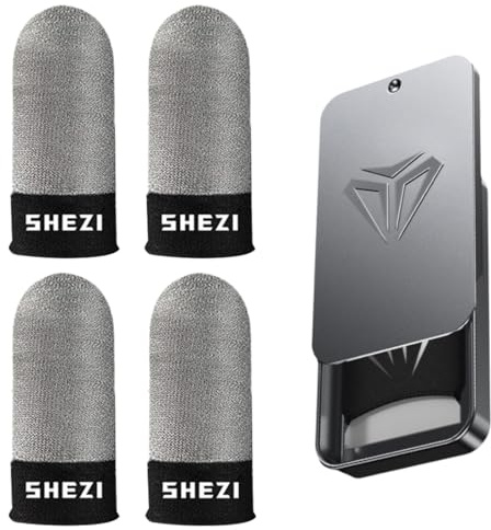 KEMUZ 2 Pares Fundas Gaming para Móvil - Dedales Ultra Sensibles para PUBG, COD Mobile y Fortnite - Transpirables, Antideslizantes - Mejora tu Precisión en Juegos Battle Royale