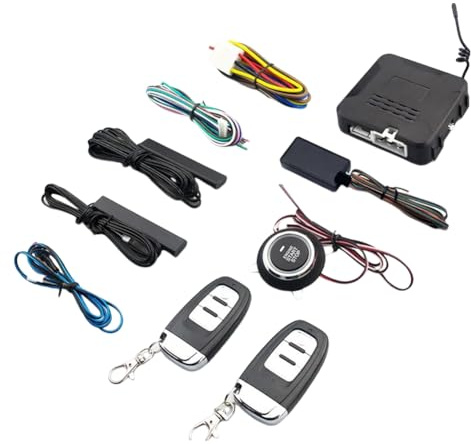 Jooehyer Car Mobilephone Remote Control Engine One Button Stop Black Plastic Automotive Supplies Autostart Keyless Entry System Central Locking