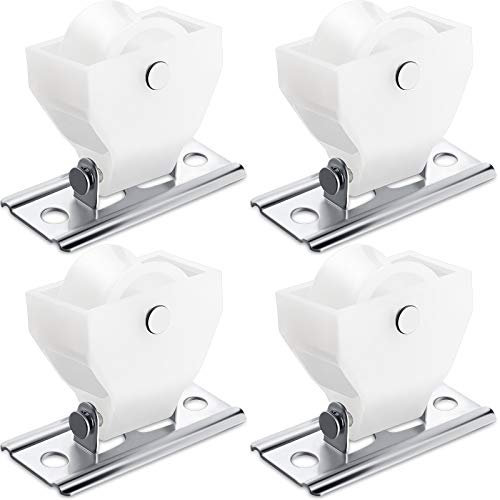 Jetec 4 Stück römische Jalousienschnur-Riemenscheibe aus Kunststoff, für römische Plissee- und australische Farbtöne