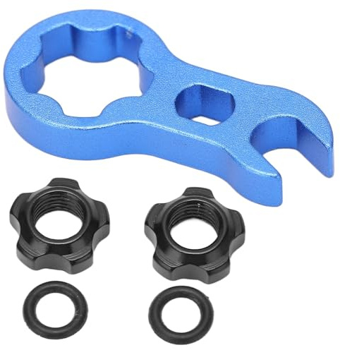 Écrou de Valve de Vélo, Kit de Clé à écrou de Valve Française pour Vélo de Montagne