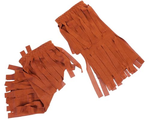 TOPBATHY 1 Paire Couvre-bottes Hippies Dessus De Jambières Hippie à Décor De Franges Pour Couvre-bottes Soirée Dhabillage Cosplay Pour Tout-petits Veste Polyester Aux Femmes Fille