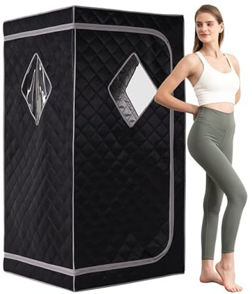 Sauna de infrarrojos portátil, Sauna Personal for el hogar con silla portátil, tienda de campaña de Spa for terapia de desintoxicación, elimina la fatiga, cuidado de belleza para Aliviar El EstréS Y L