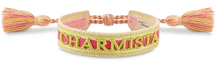 THOMAS SABO Damen Gewebtes Armband Charmista Polyester ACC0049-302-7