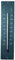 Esschert Thermometer aus Schiefer, rechteckig, grau, LS008