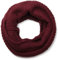 styleBREAKER Unisex Feinstrick Schal, einfarbiger Loop Schlauchschal, Feinripp Winter Strickschal, Loopschal 01018112, Farbe:Bordeaux-Rot