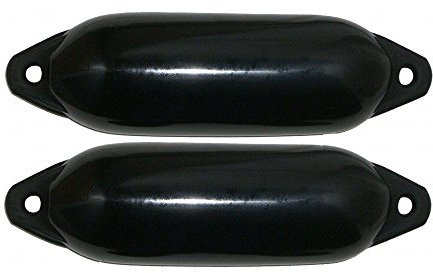 Majoni 2er-Set Bootsfender Star 35 - Farbe schwarz, Länge 62cm